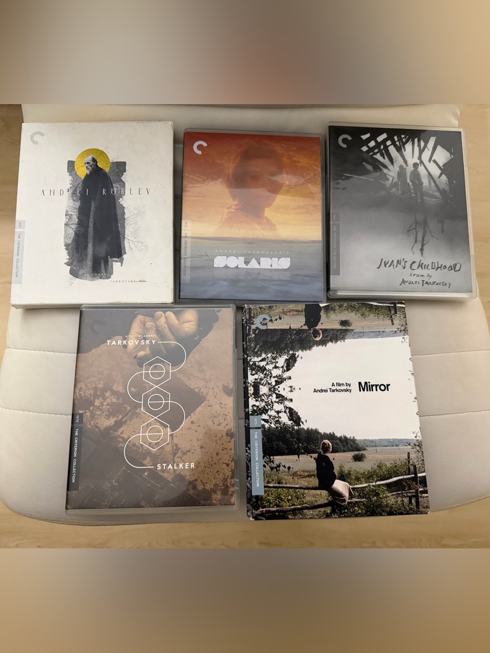 Andrei Tarkovsky Criterion Blu-ray Lot: Andrei Rublev + Solaris + Stalker